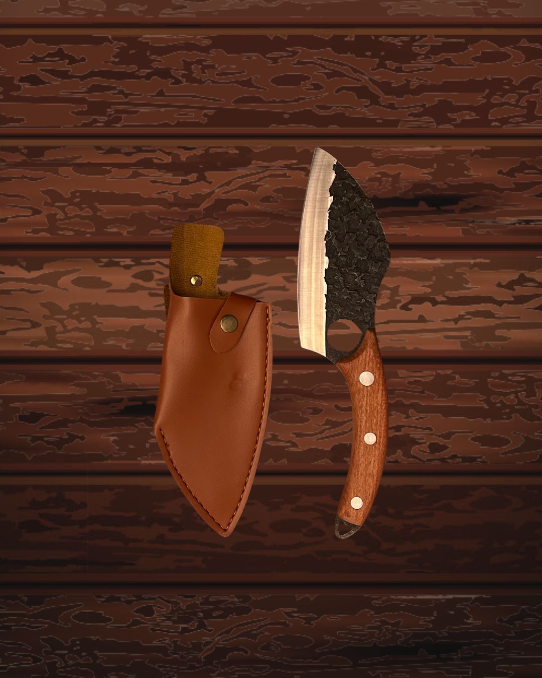 Cutelo Artesanal de Aço Inox HammerEdge